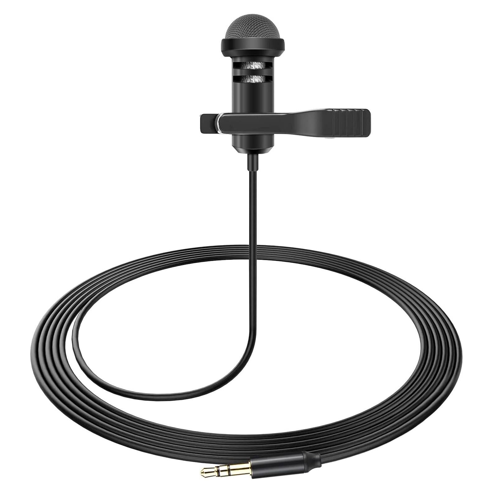 Micrófono Lavalier Weishan 1.5m para GoPro HERO11/10/9