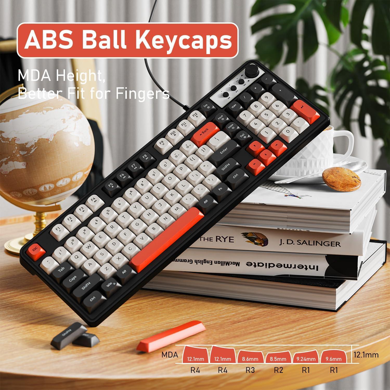 Teclado Gaming EWEADN G98 RGB con Cable, Membrana Silenciosa