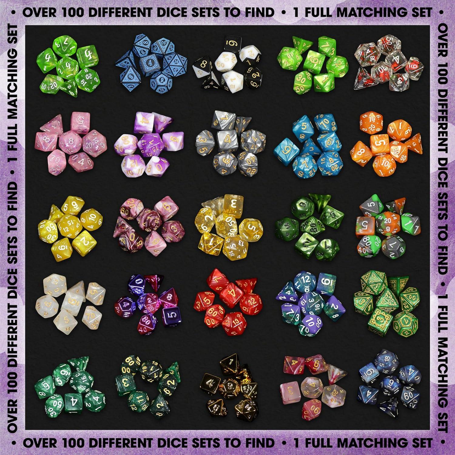 Dados Poliedricos 1985 Games Set de 7 para Juegos de Rol