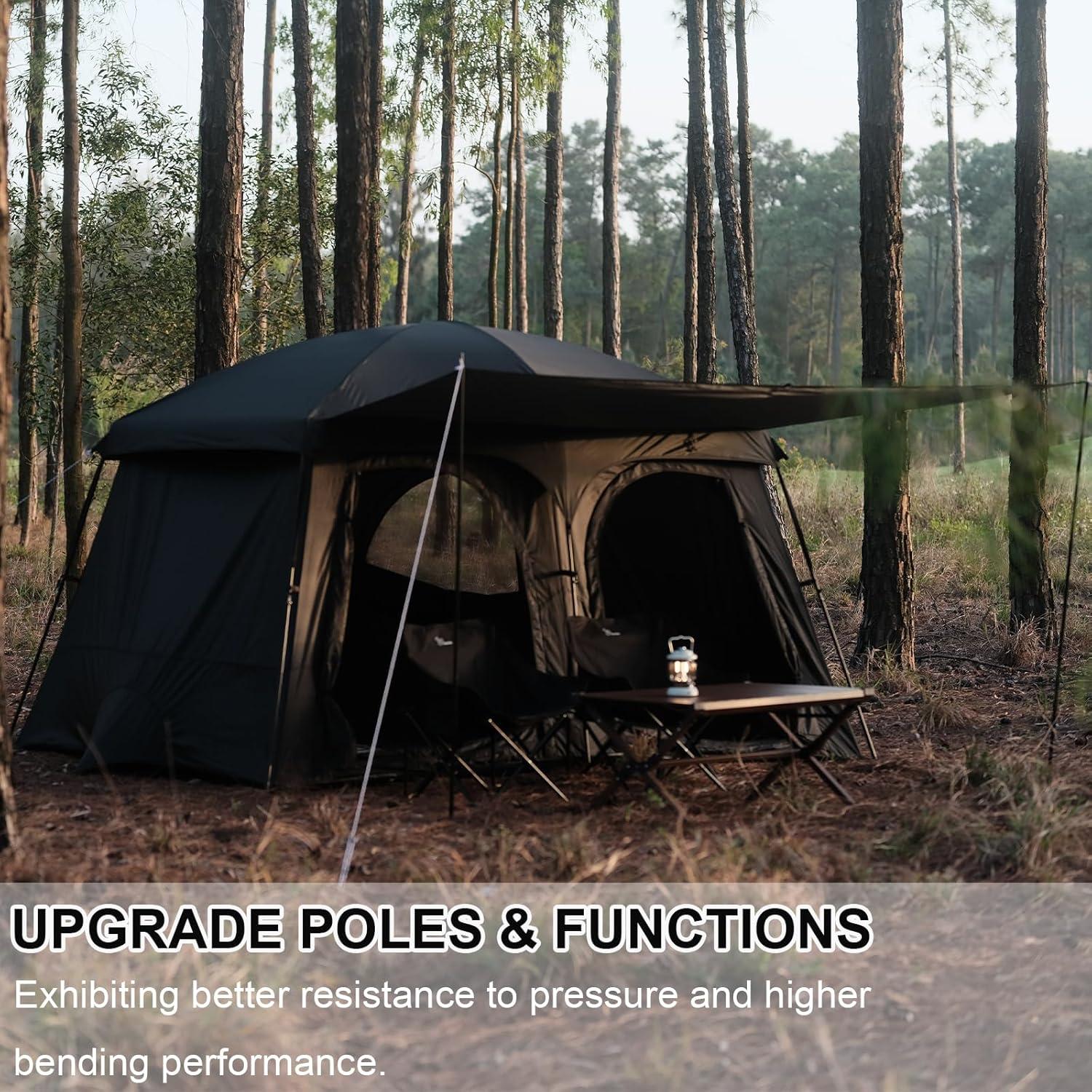 Tienda de Camping Vidalido para 4 Personas Impermeable 300x210cm