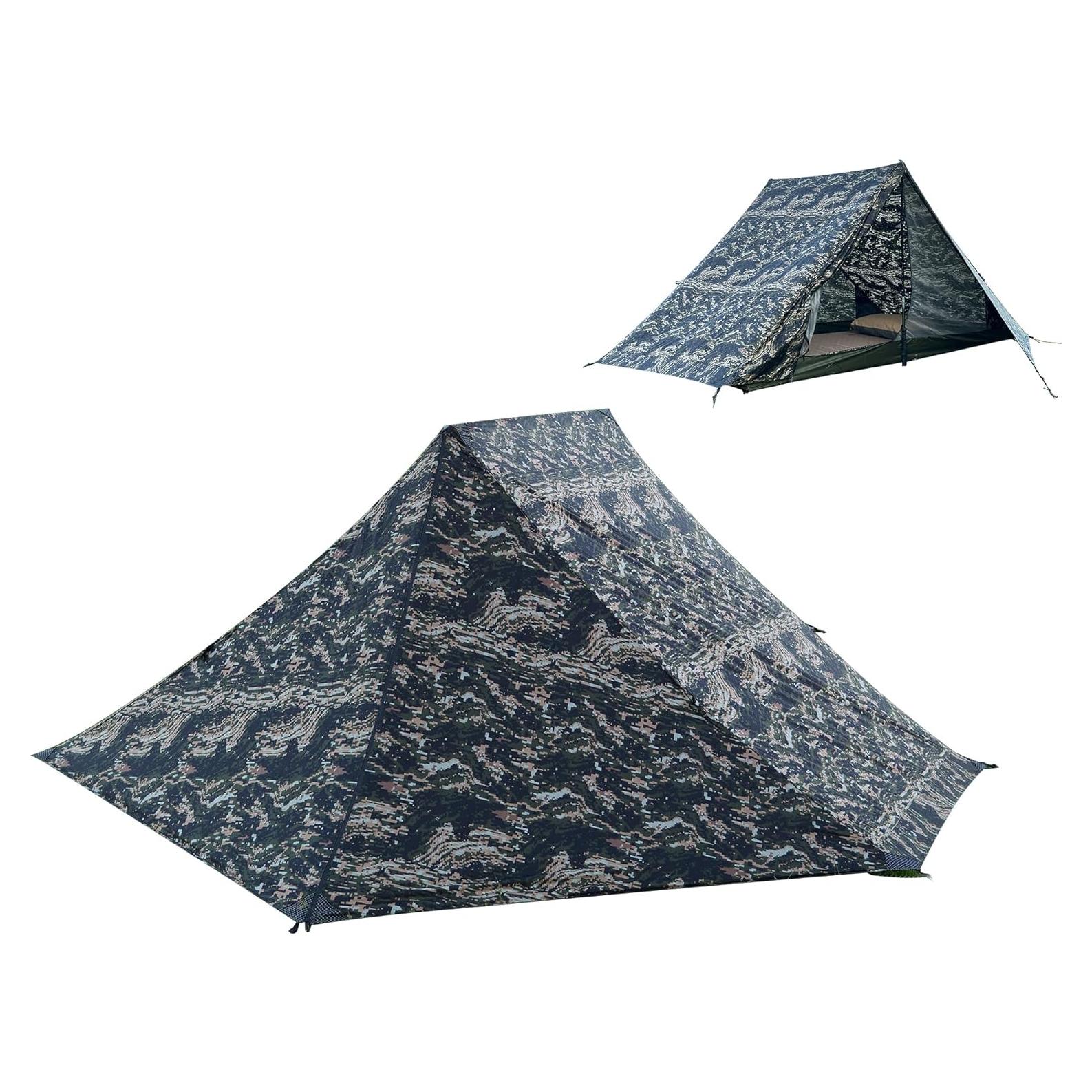 Tienda de Camping Mtenplay TS-2DS para 2 Personas, Nylon 20D