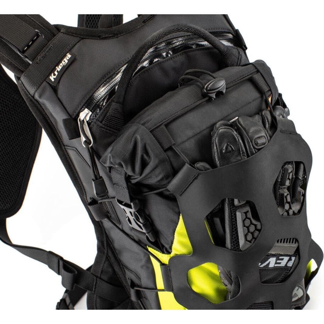 Mochila de Aventura Kriega Trail 9 Negra 9L Impermeable