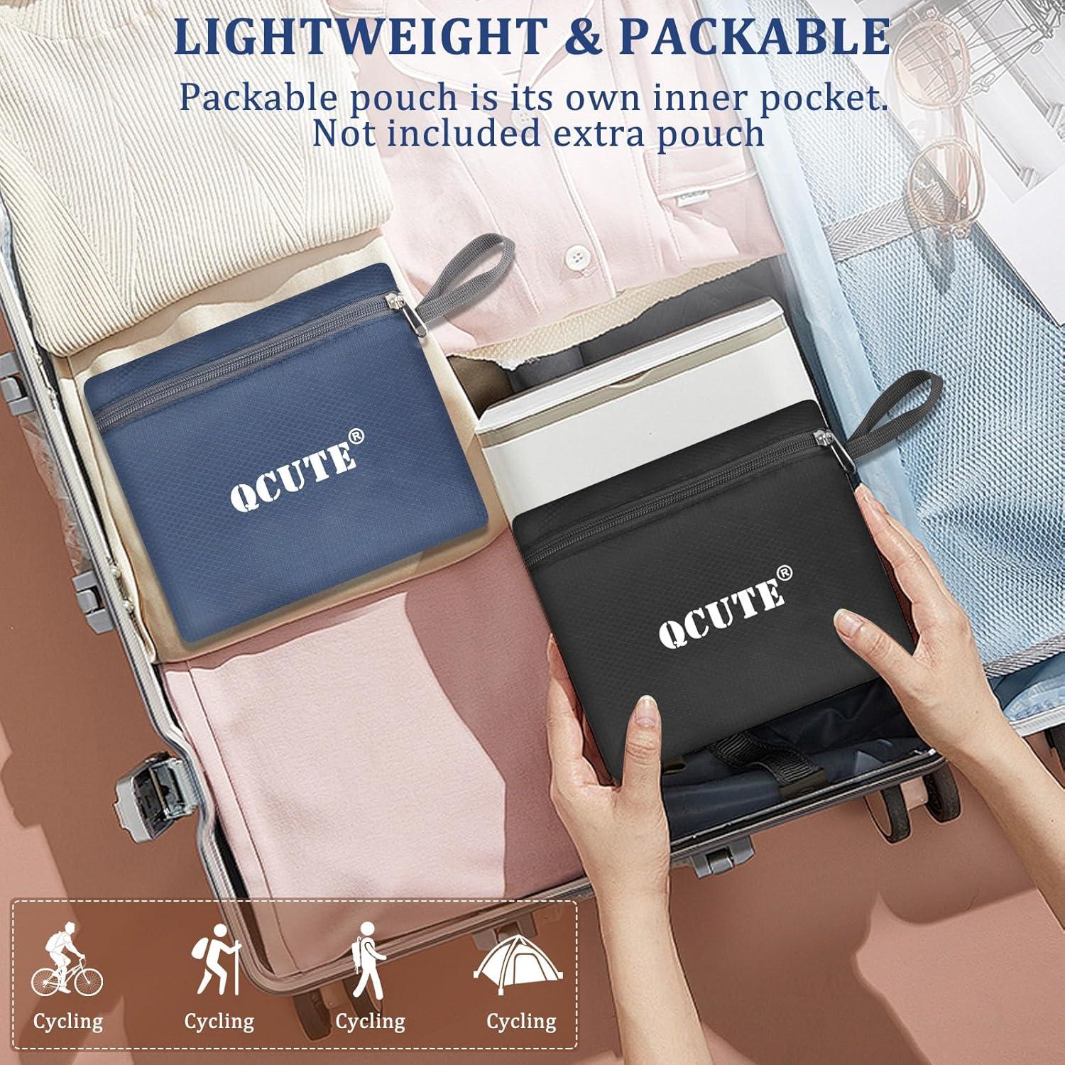 Mochila de Senderismo Qcute 15L Plegable Impermeable Unisex