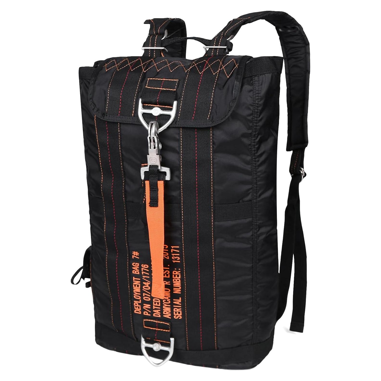 Mochila Táctica Militar 20L Nylon Resistente Negra