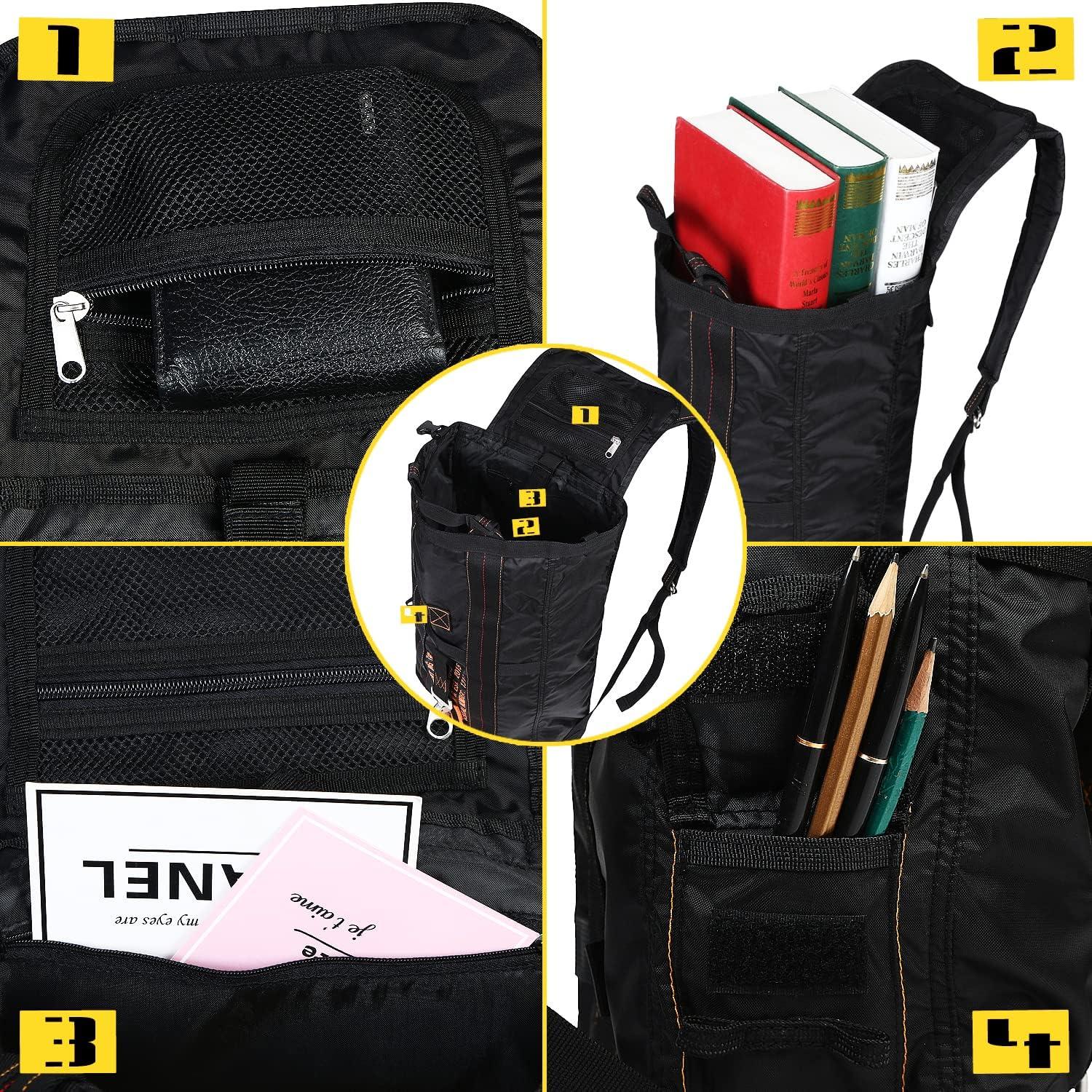 Mochila Táctica Militar 20L Nylon Resistente Negra