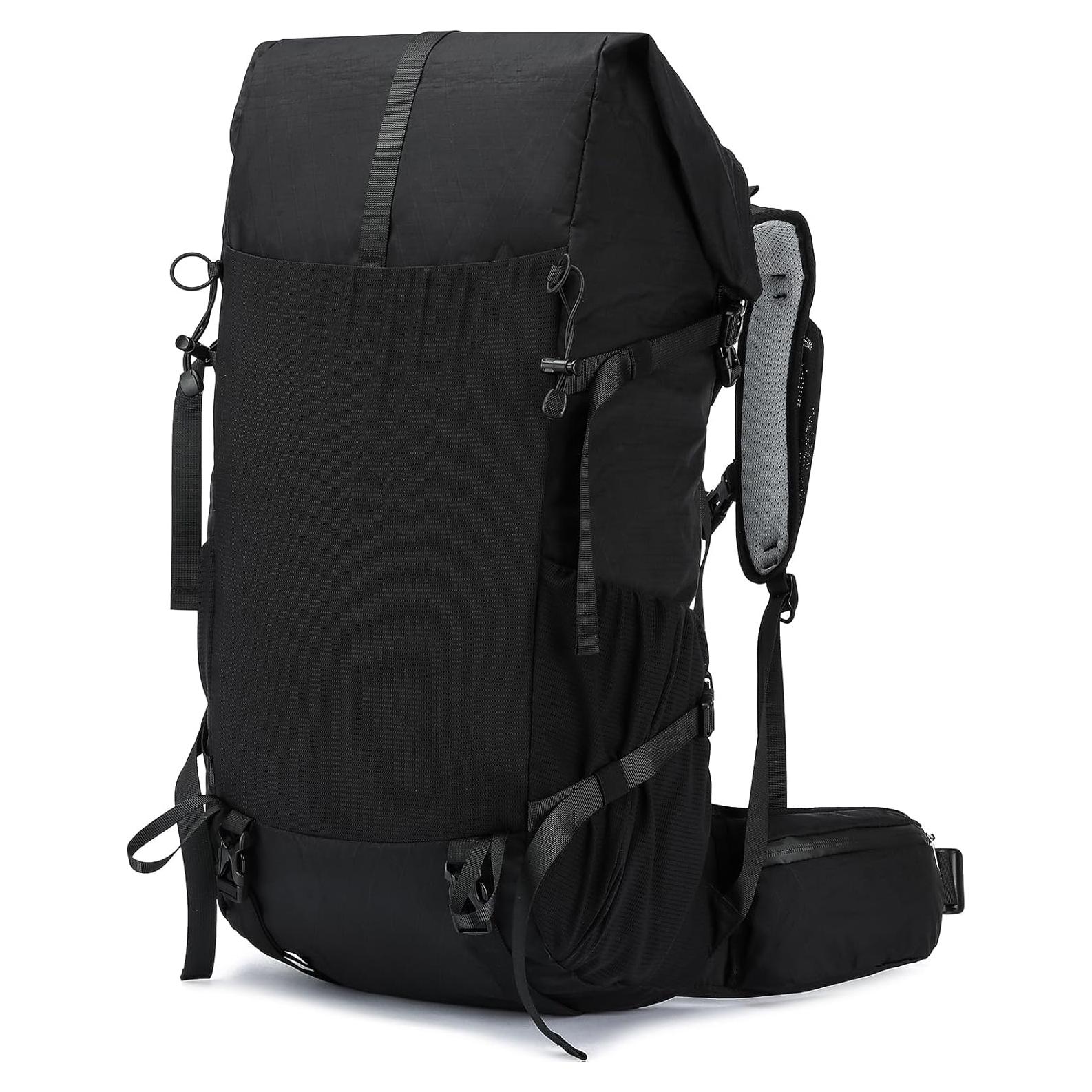 Mochila de Senderismo 40L X-PAC Negra con Marco Interno