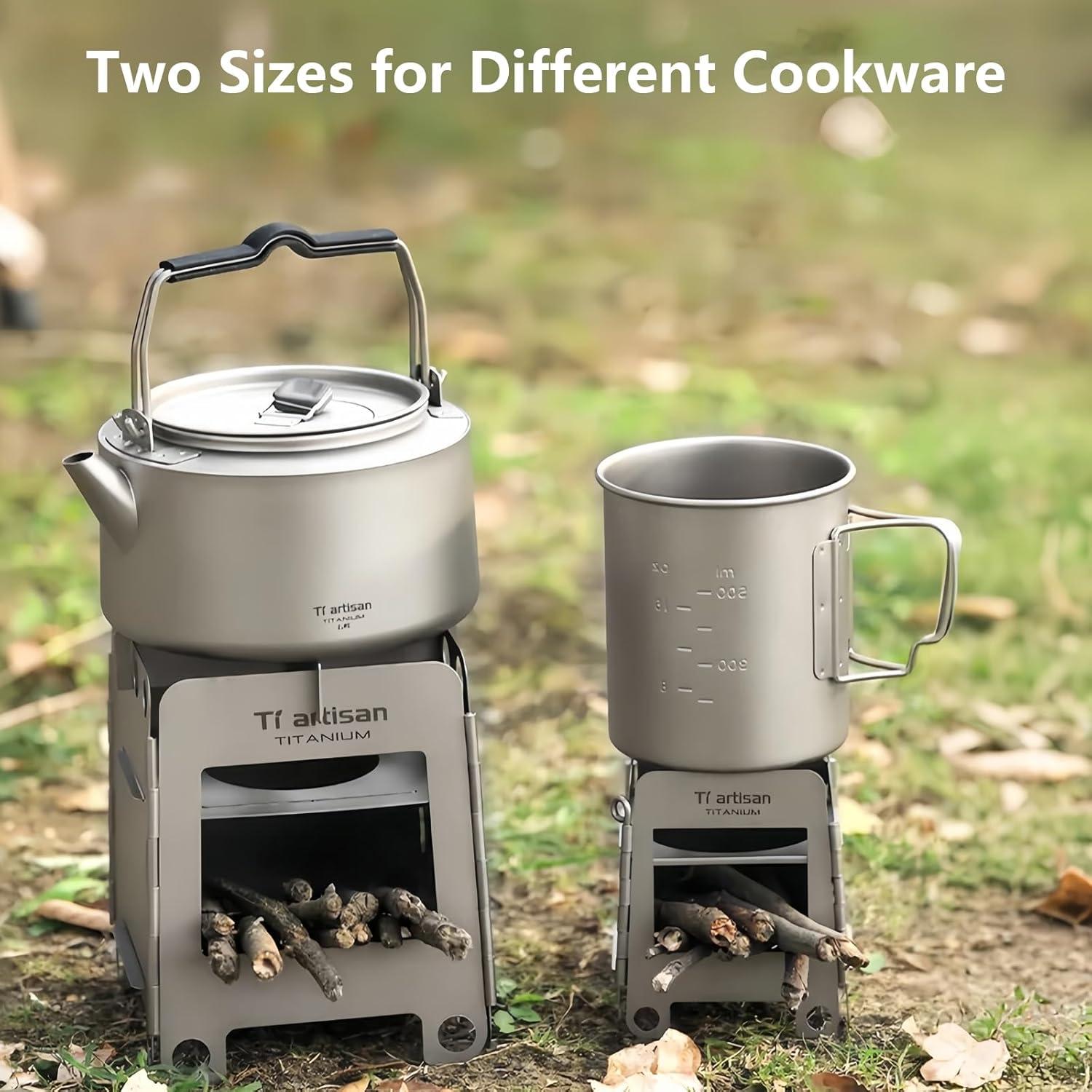 Estufa de Madera Plegable Ti Artisan WS006ST Pequeña 105g