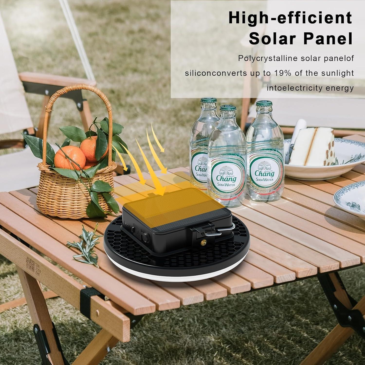 Linterna Solar Recargable 16500mAh 60W Iodoo 3000LM IP65