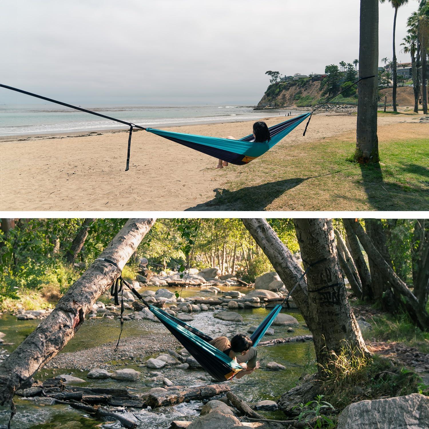 Hamaca Doble Suparpine II WHTE MOSS Azul Profundo 0.95 kg