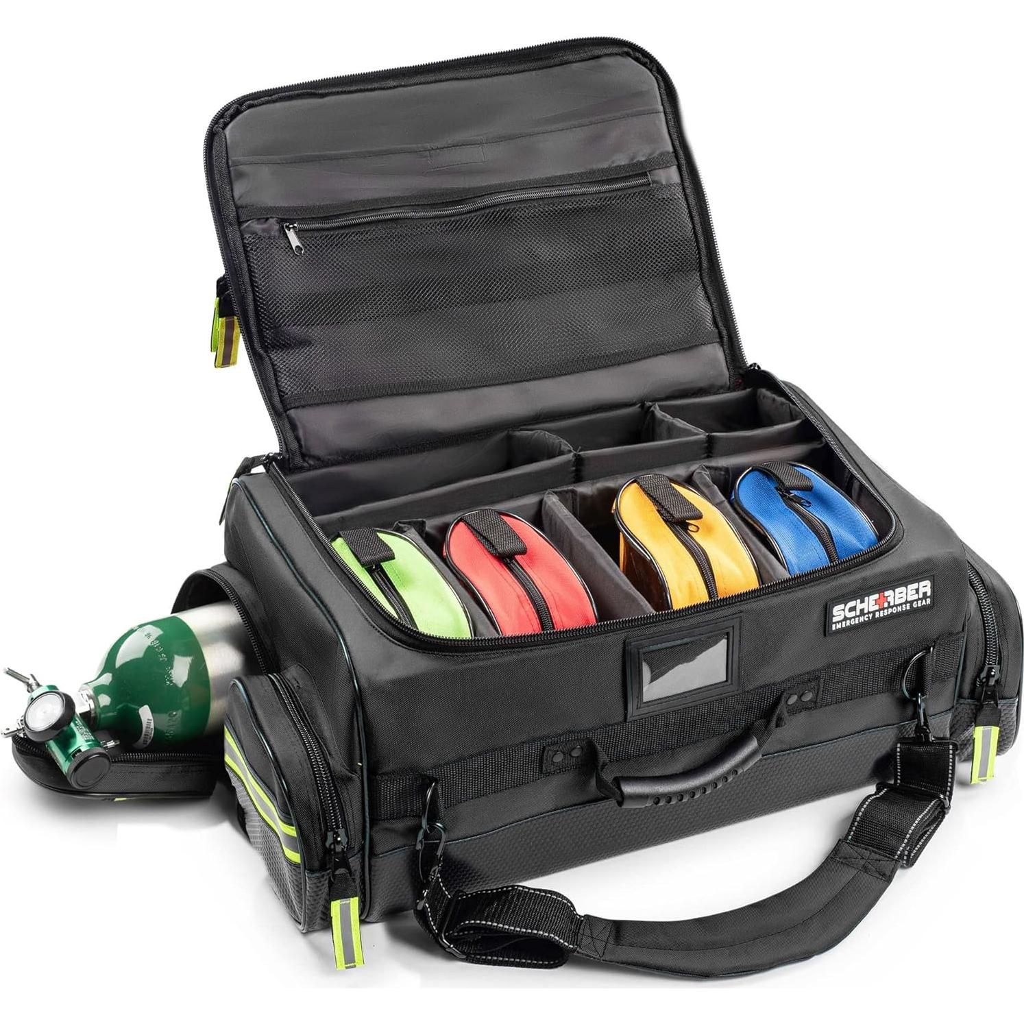 Kit de Trauma Profesional Scherber EMT con 260 Suministros