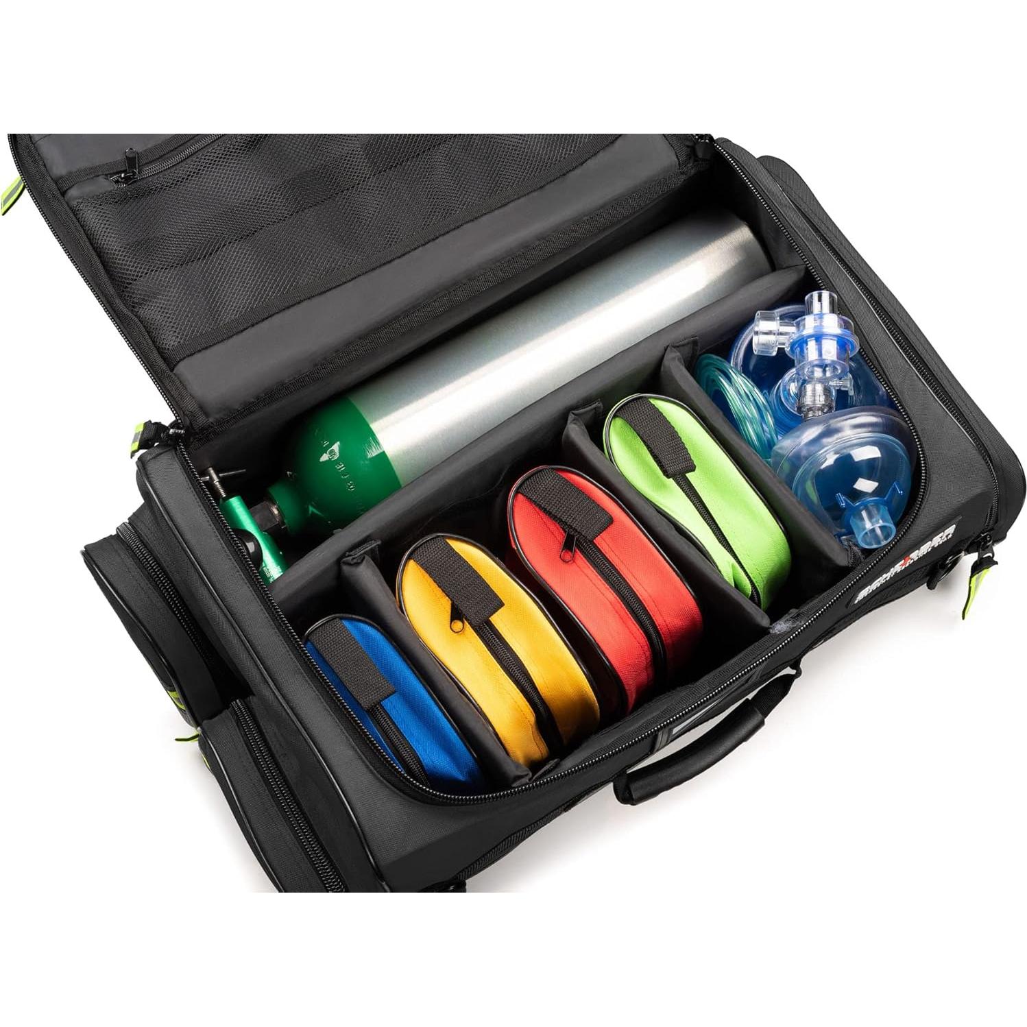 Kit de Trauma Profesional Scherber EMT con 260 Suministros