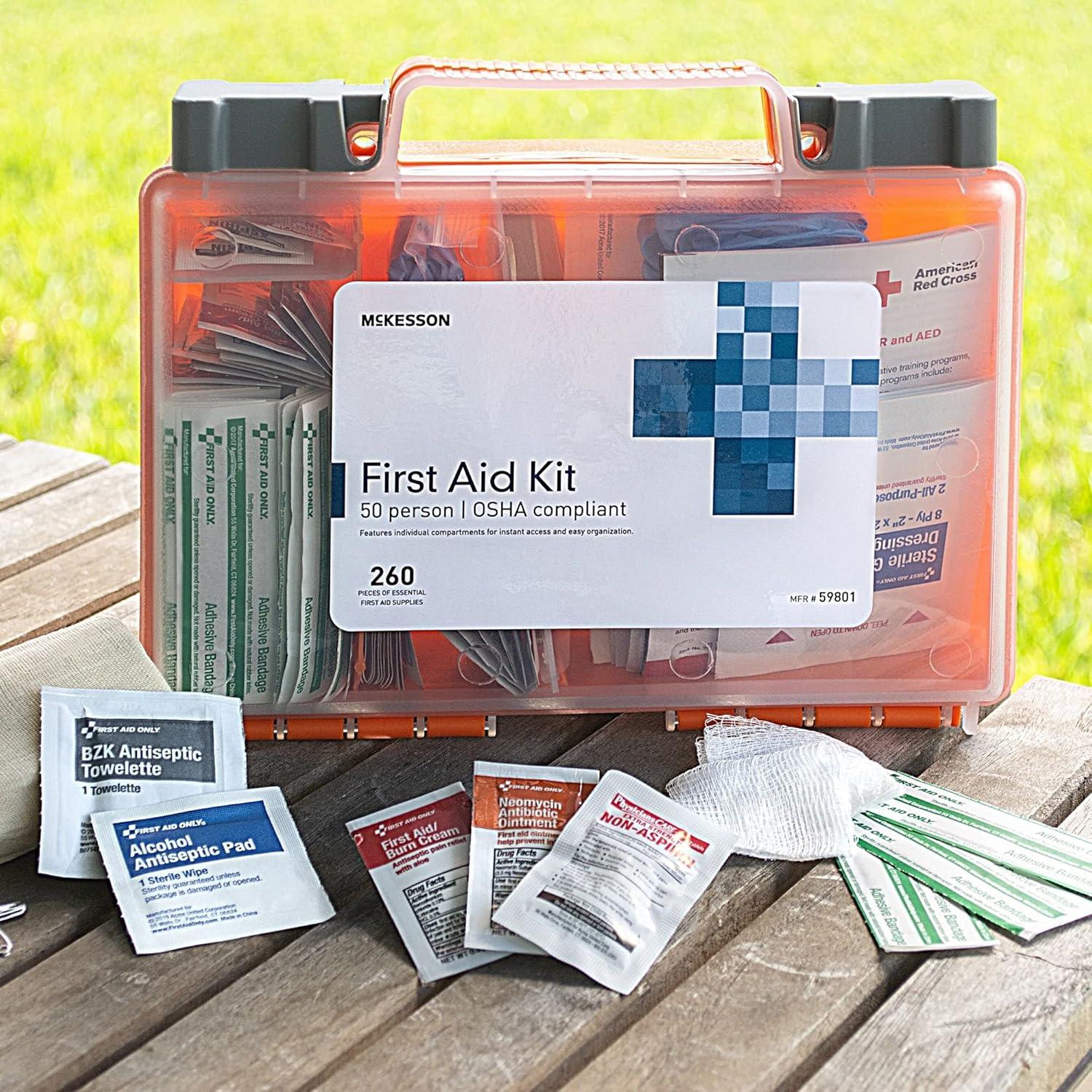 Kit de Primeros Auxilios McKesson 260 Piezas para 50 Personas