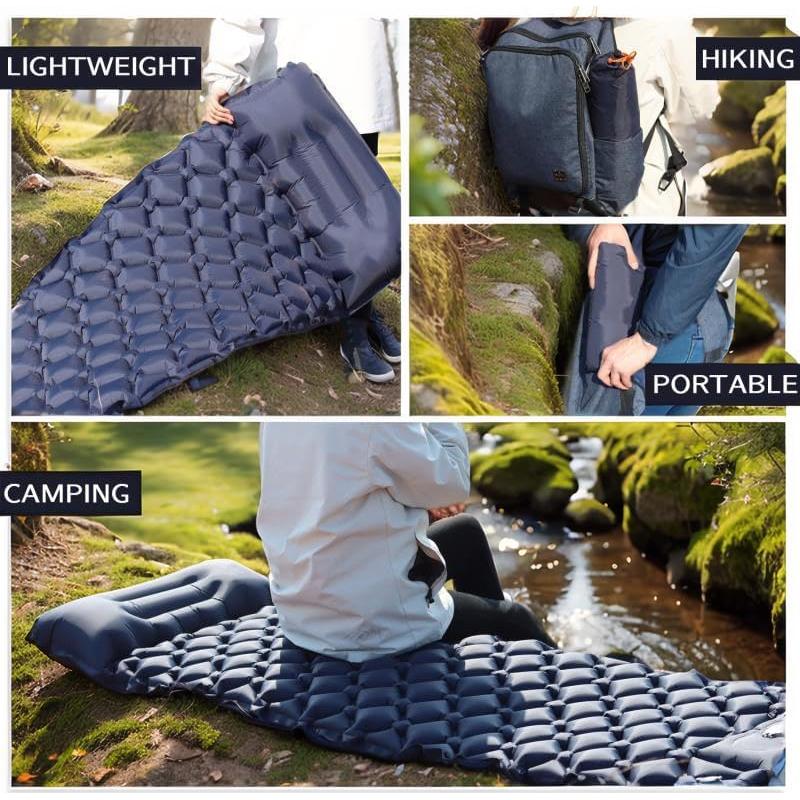 Colchoneta Inflable Wind Tour Ultraligera 189.9x57.9cm Azul