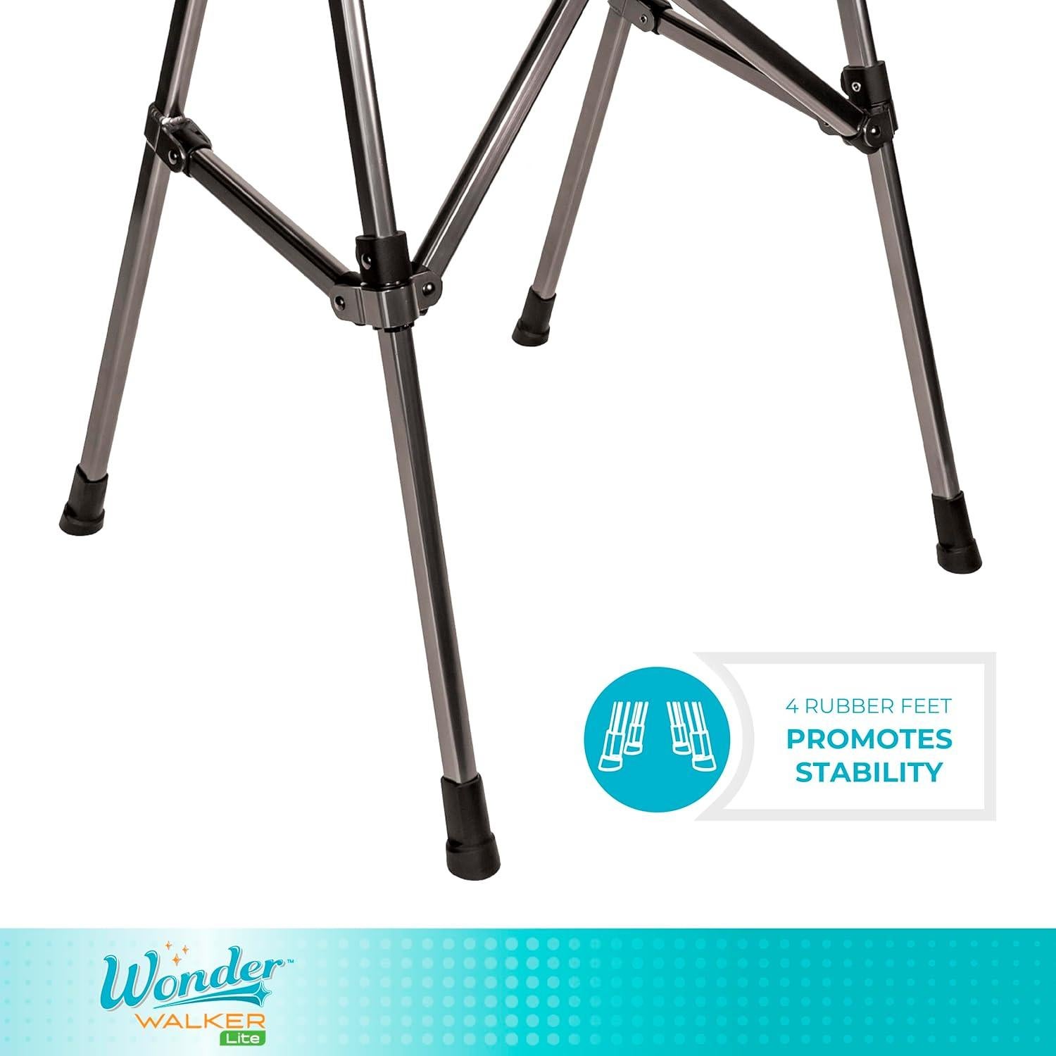 Andador Plegable Stander Wonder Walker Lite Corto 71-84 cm Nogal