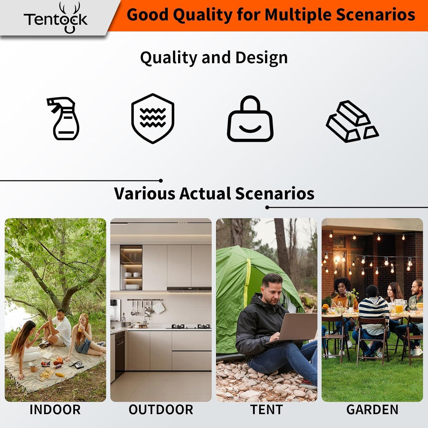 Tetera Camping Tentock 1L/1.6L Aluminio Portátil para Hervir Agua