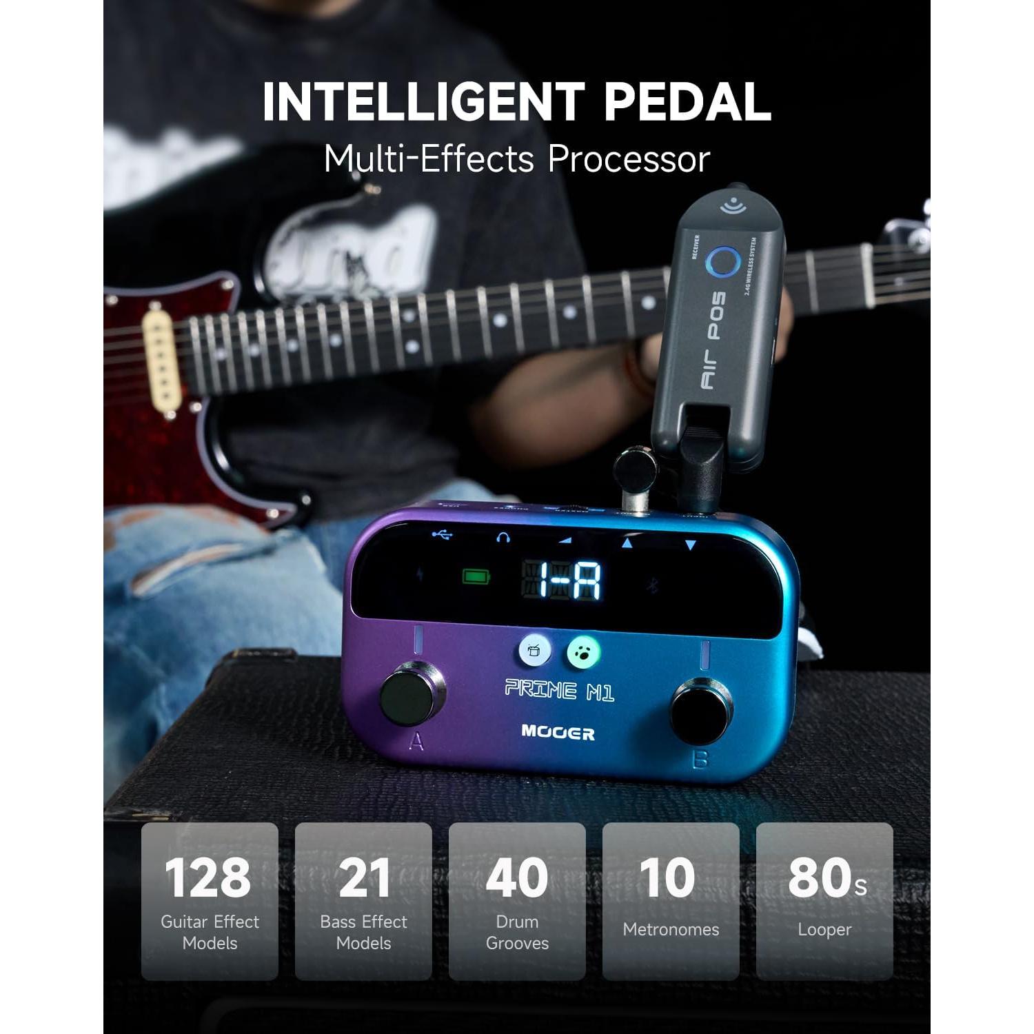 MOOER M1 Procesador de Efectos para Guitarra y Bajo