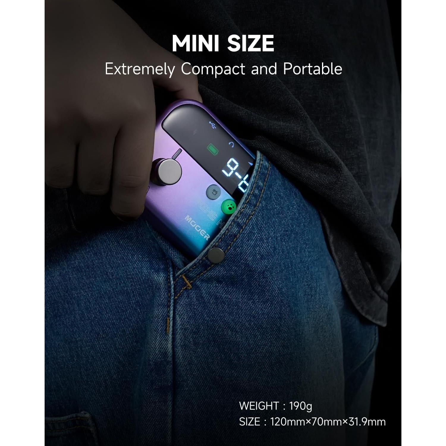 MOOER M1 Procesador de Efectos para Guitarra y Bajo