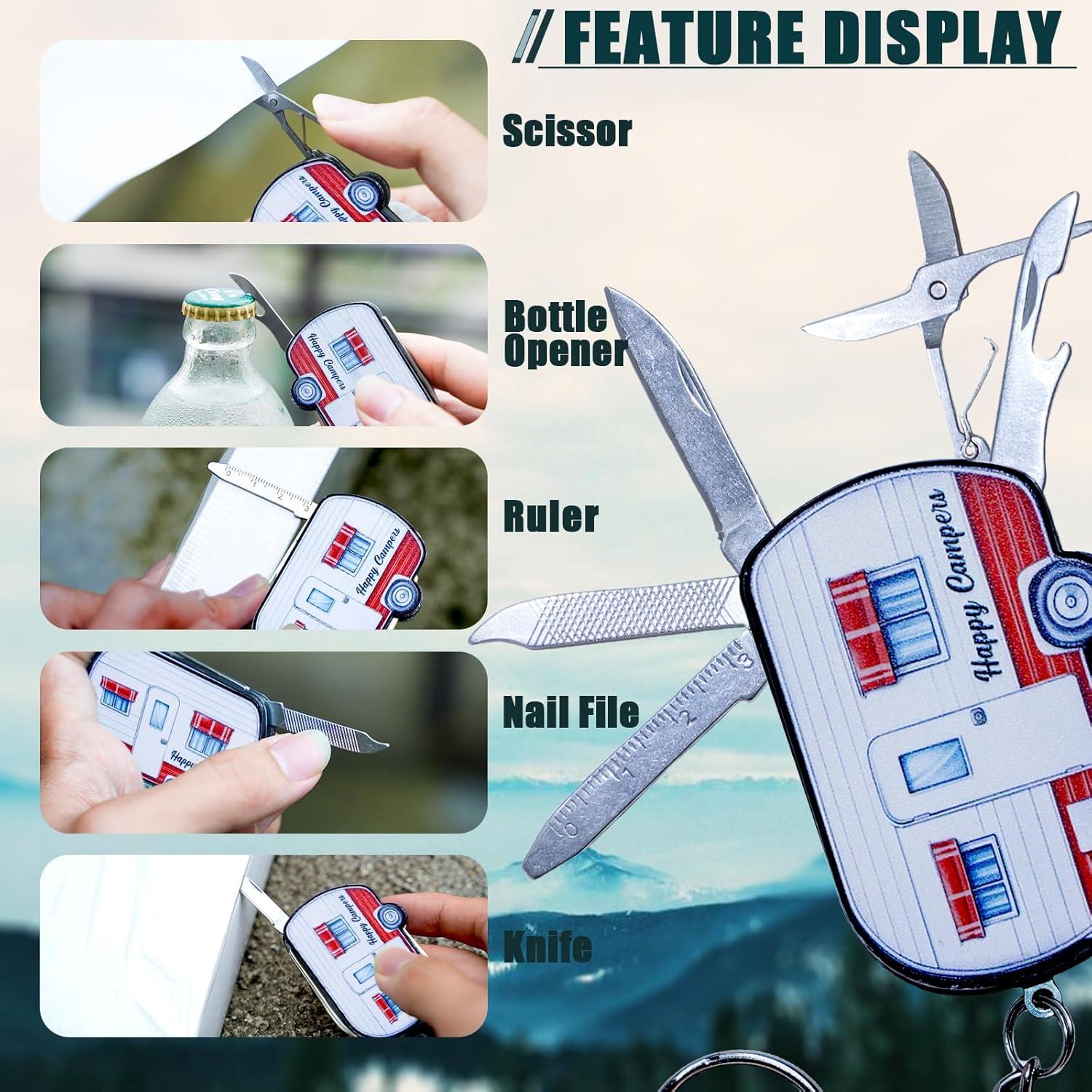 Herramienta Multitool 5 en 1 Haigoo Acero Inoxidable Blanco