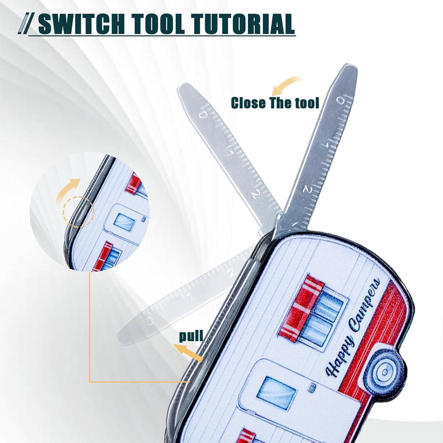 Herramienta Multitool 5 en 1 Haigoo Acero Inoxidable Blanco