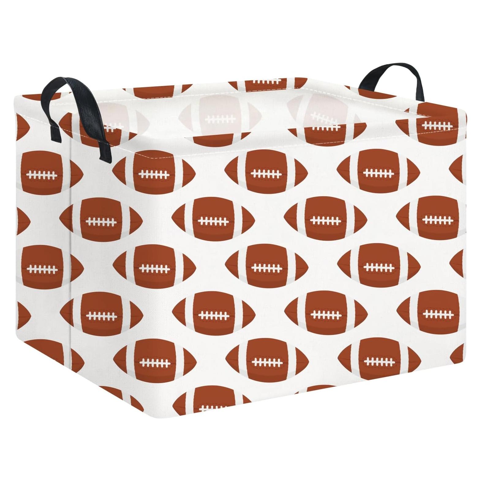Cesta de Almacenamiento NTAOHAMPER Fútbol Americano 37.8x25.9x24.9 cm