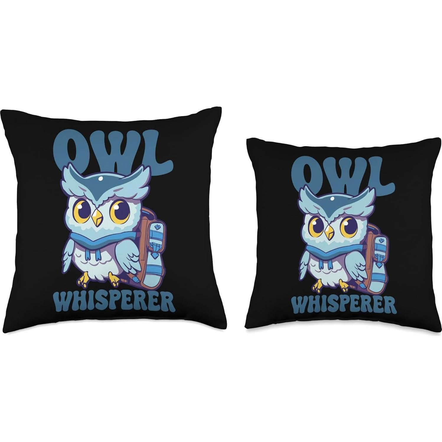 Cojín cuadrado Owl Pet Lover 40x40 cm Búho Nocturno