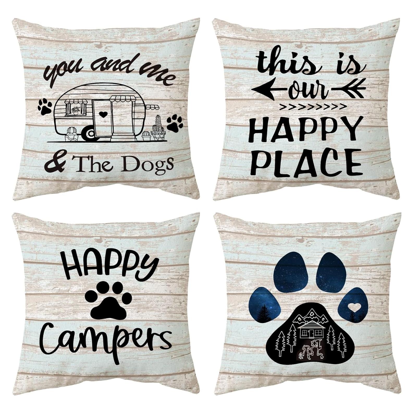 Funda de Almohada Decorativa Sidhua 45.72x45.72 cm Set de 4