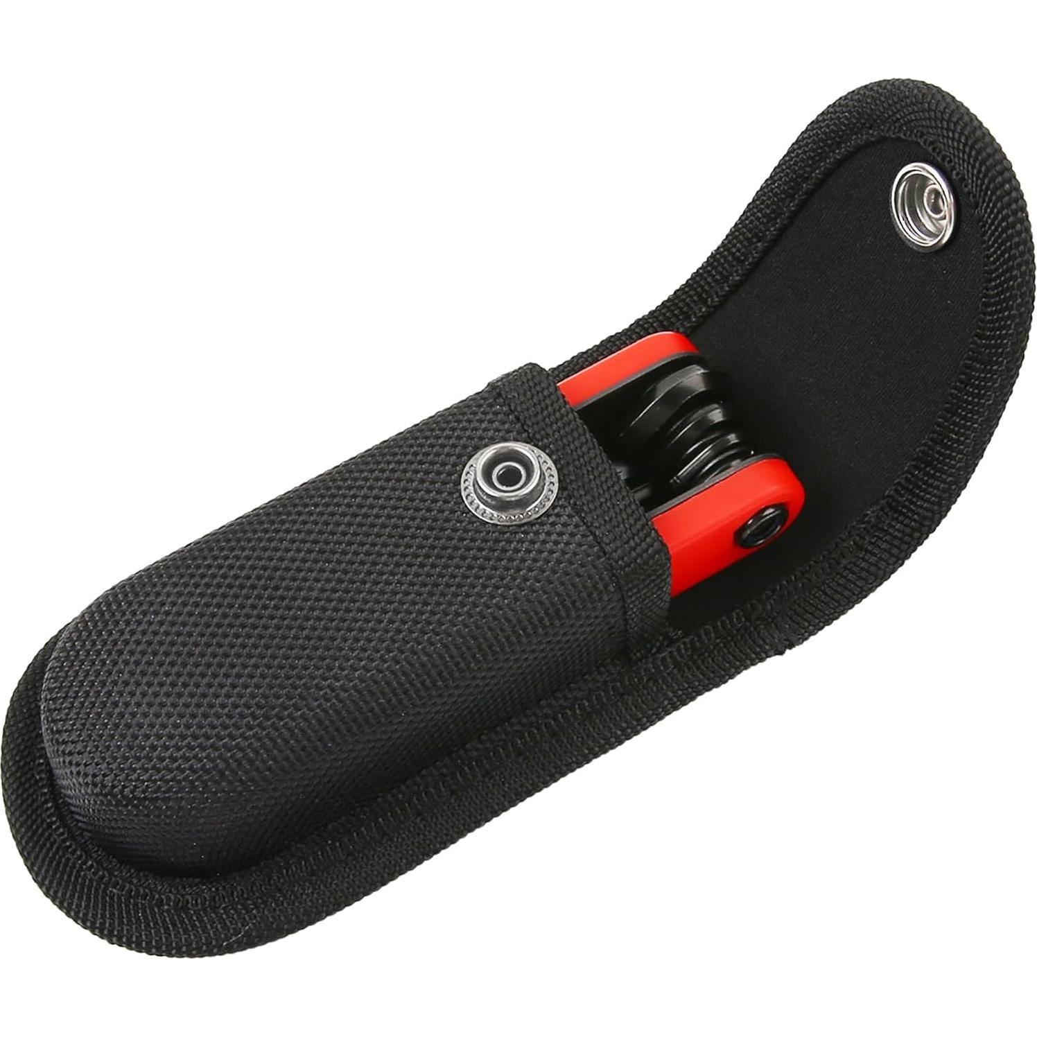2 Piezas Funda de Nylon para Multiherramienta 4.3" Negro