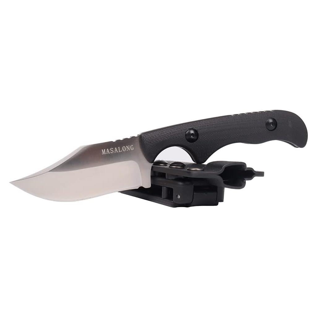 Cuchillo de Camping MASALONG kni232 Acero Inoxidable 9Cr14MOV 18cm