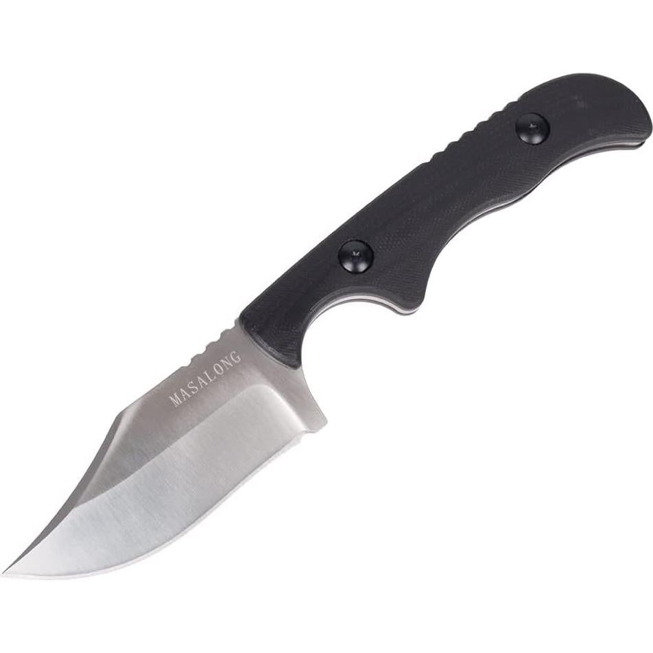 Cuchillo de Camping MASALONG kni232 Acero Inoxidable 9Cr14MOV 18cm