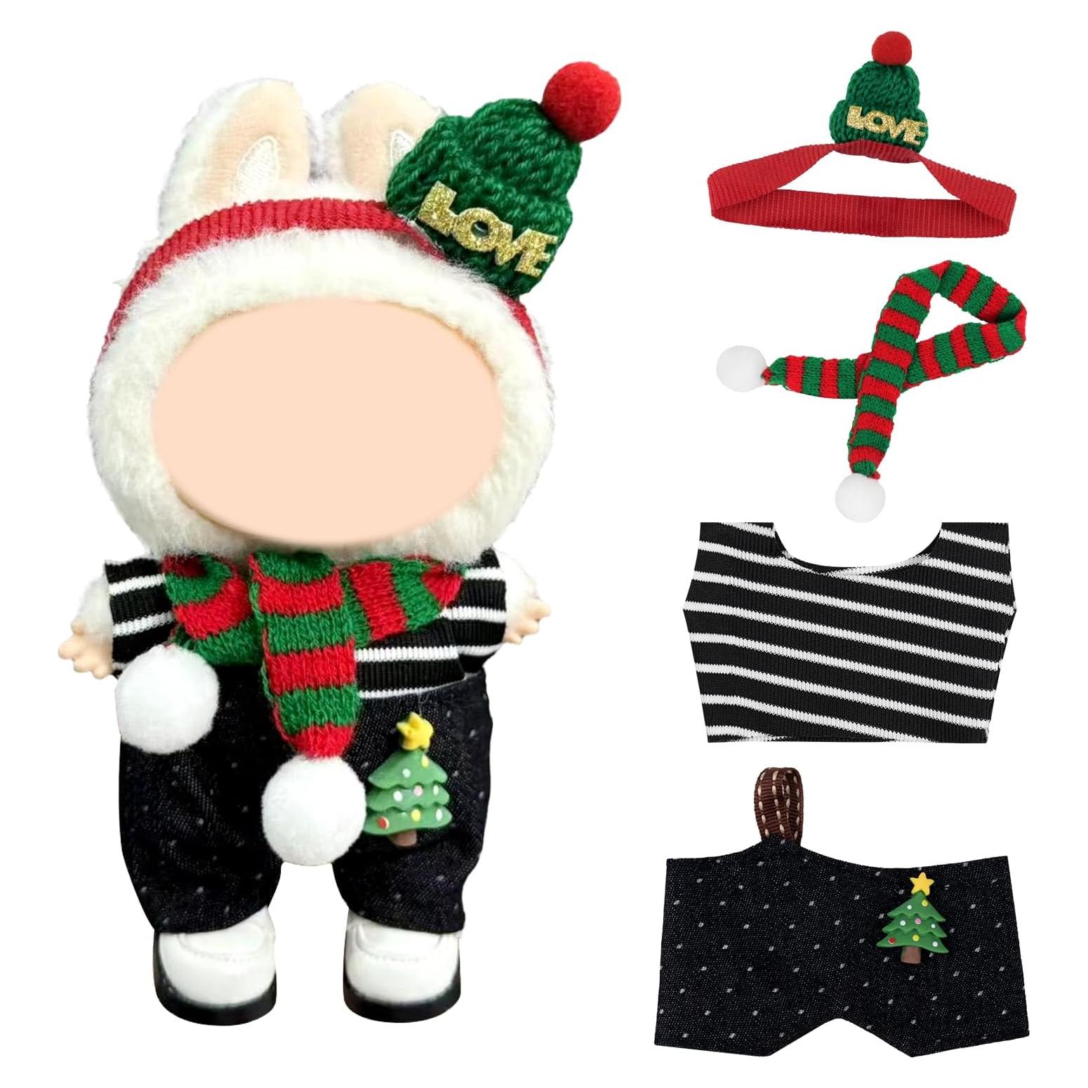 Conjunto de Ropa para Muñecas 15-17 cm Labubu Ropa de Fiesta