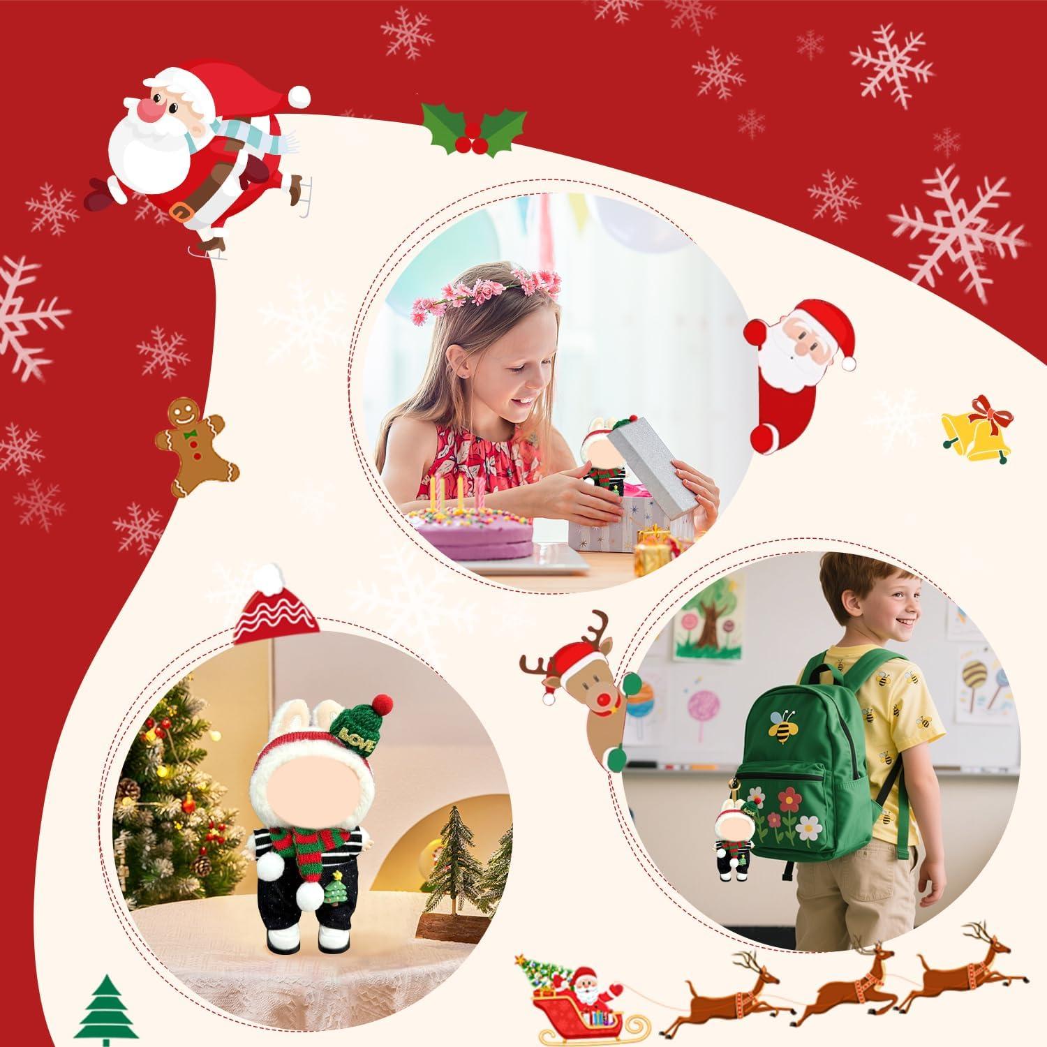 Conjunto de Ropa para Muñecas 15-17 cm Labubu Ropa de Fiesta