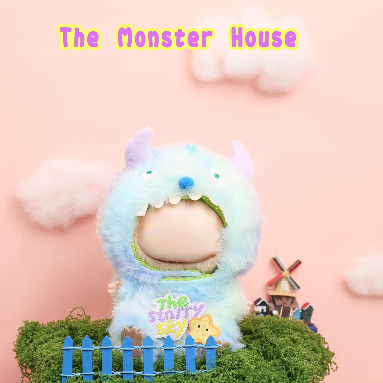 Ropa para muñeca Labubu 17 cm - Traje Monstruo Azul