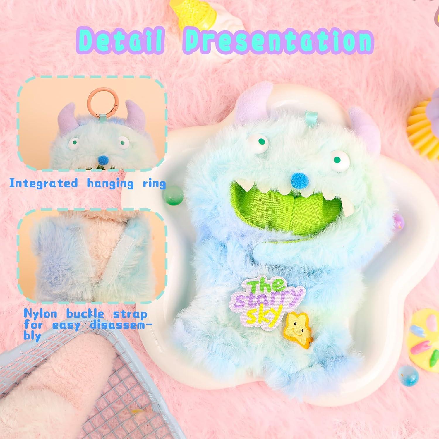 Ropa para muñeca Labubu 17 cm - Traje Monstruo Azul