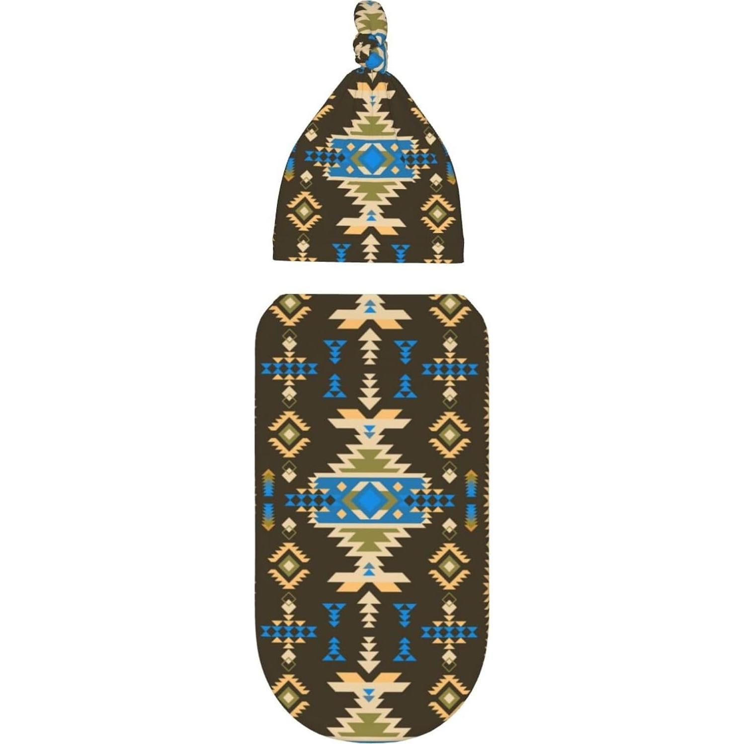 Manta de Envoltura para Bebé Osvbs Azteca Navajo 53x29 cm