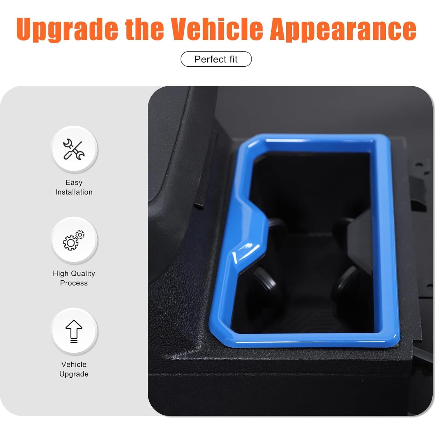 Cubierta Trim Toyota Tacoma 2024 2025 Azul ABS Decoración