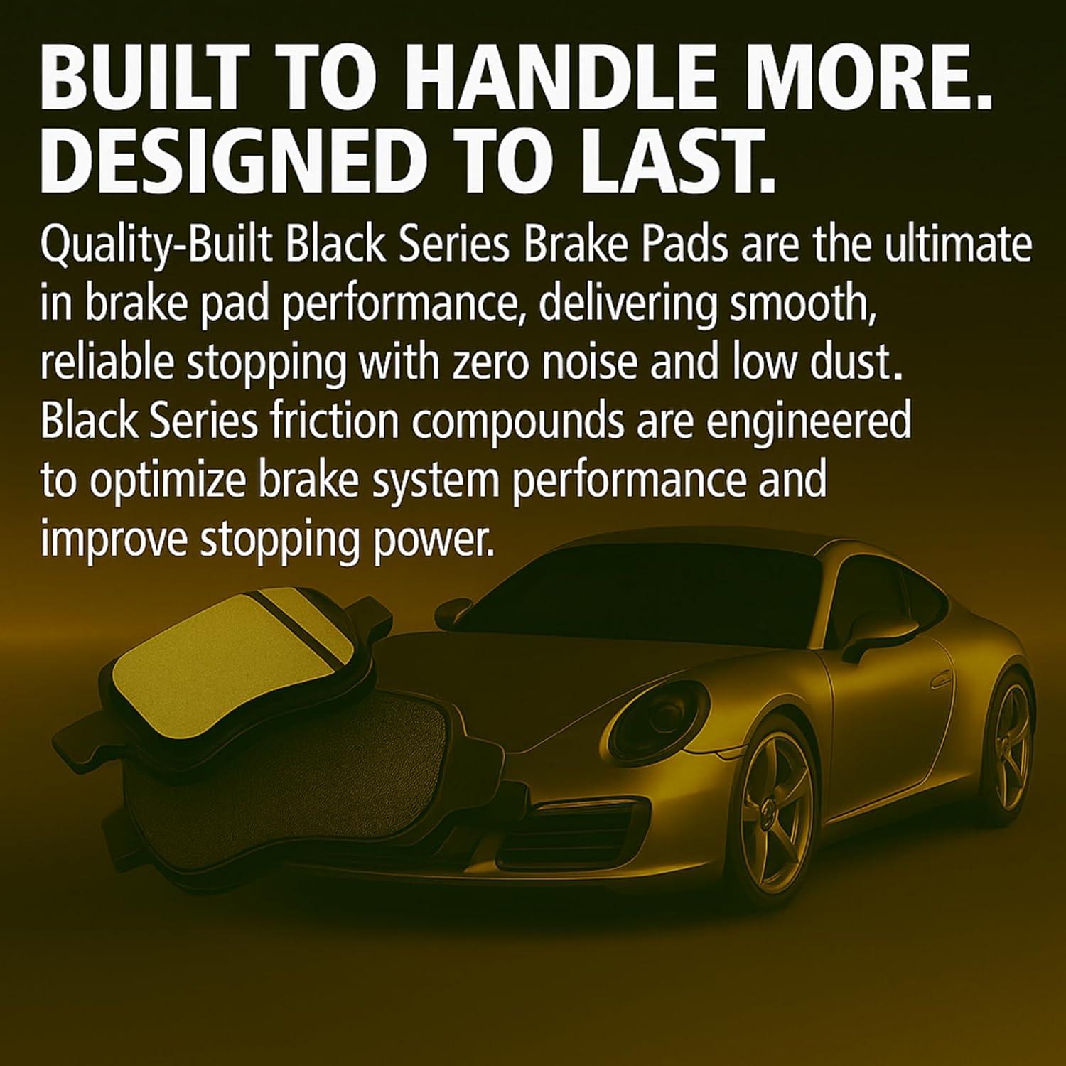 Pastillas de freno cerámicas Quality-Built Black Series 1003-1001C