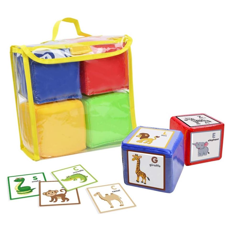 Juego Educativo de Dados Godery - 4 Cubos de Enseñanza