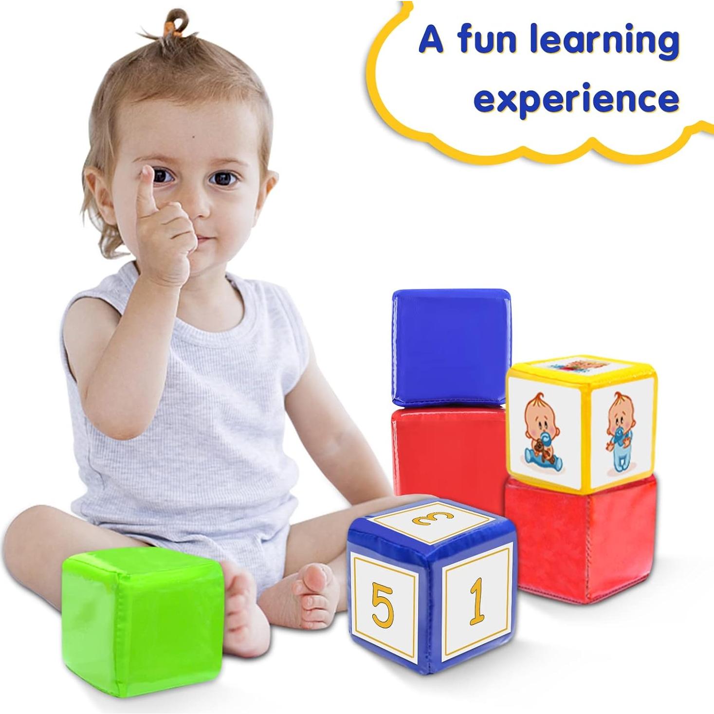 Juego Educativo de Dados Godery - 4 Cubos de Enseñanza