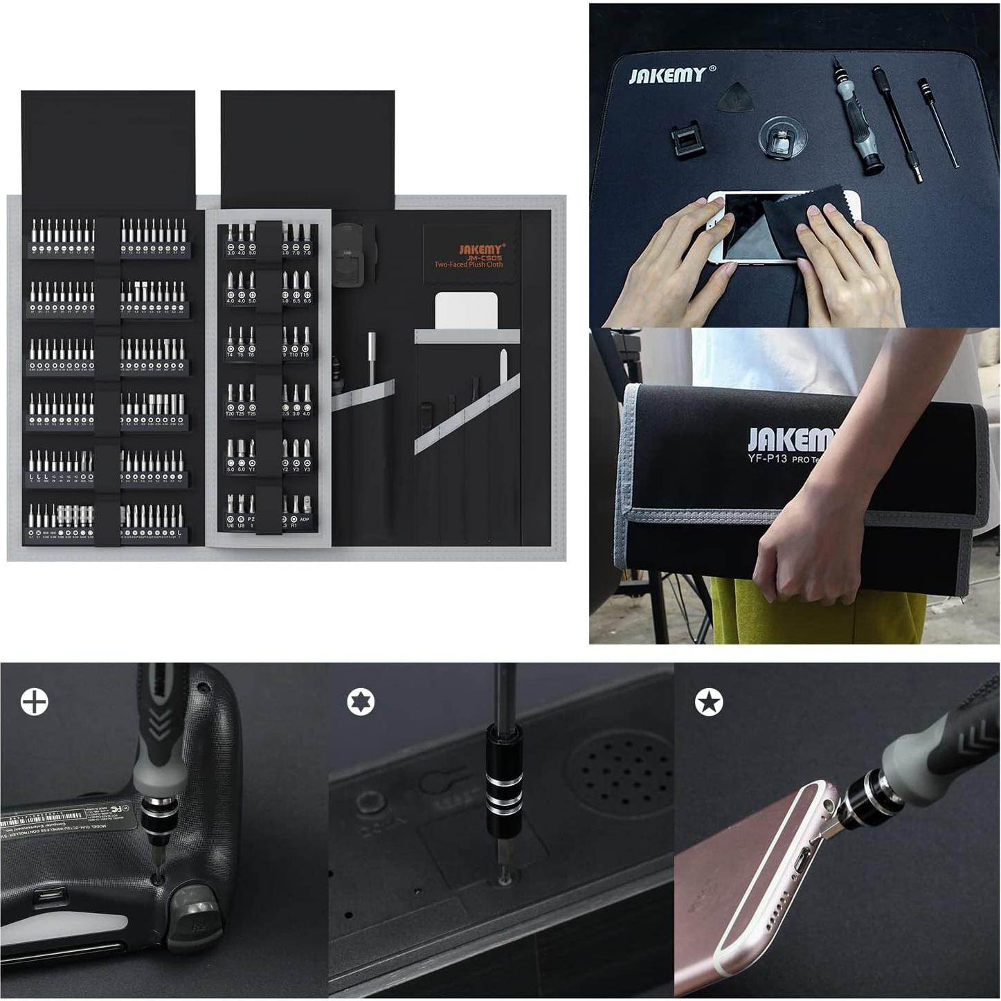 Juego de Destornilladores de Precisión JAKEMY 202 en 1 Profesional