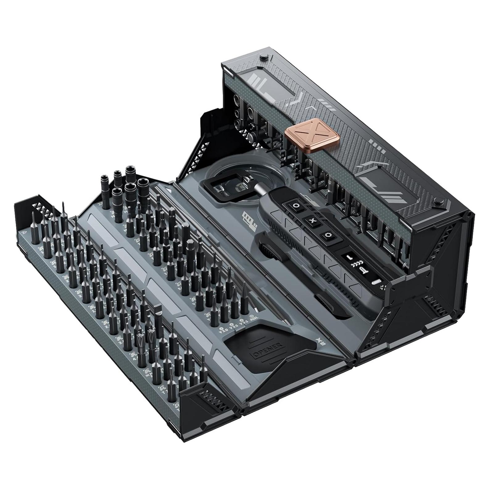 Destornillador Eléctrico JAKEMY FO167 180 Puntas Precisión