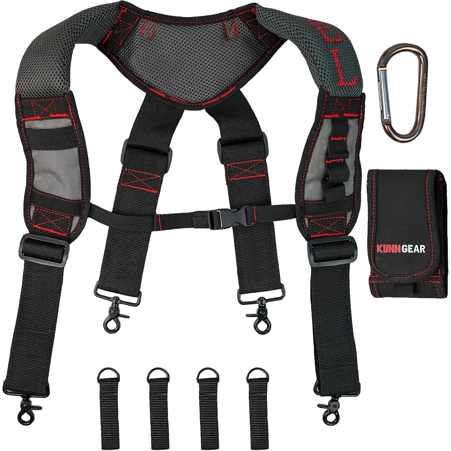 Tirantes KUNN con Almohadilla de Gel para Cinturón 7,62 cm