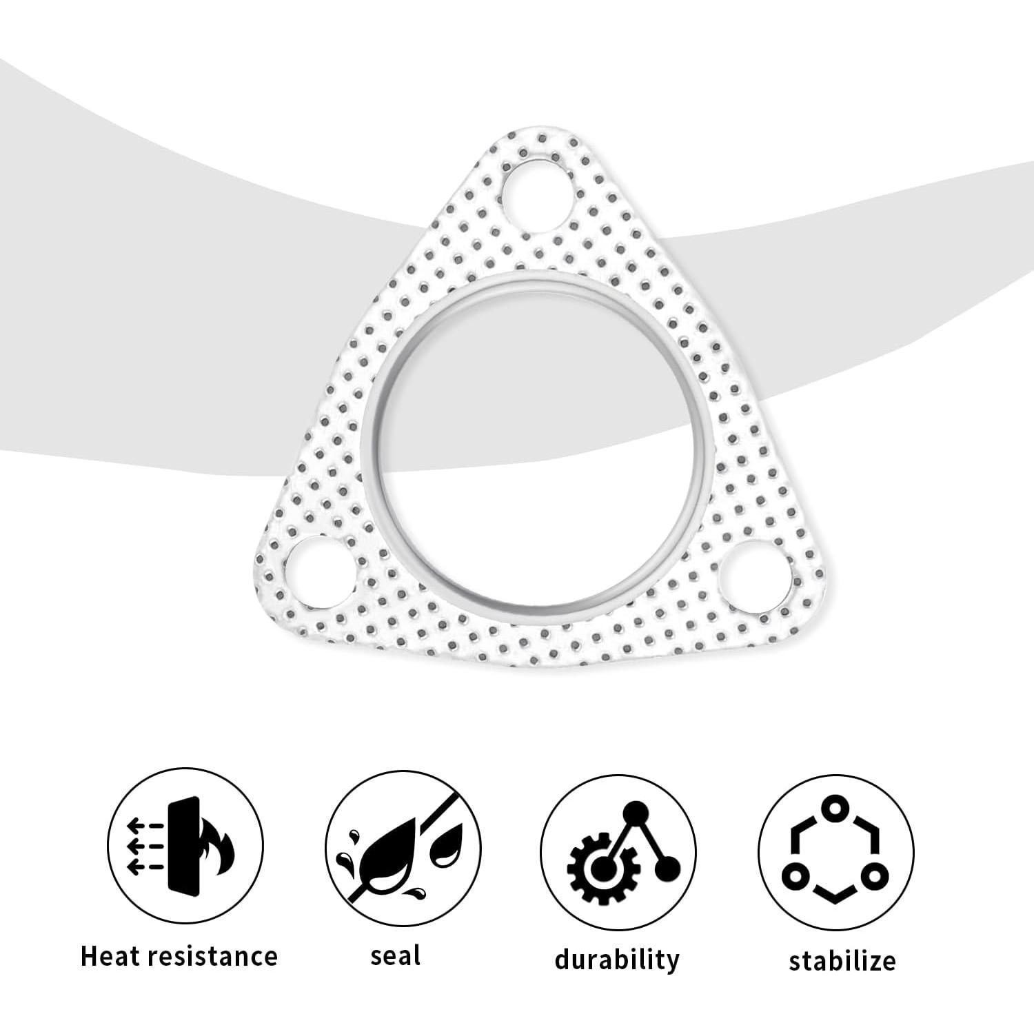 Juego de Juntas de Escape Junecarp 2" 2 Piezas Alta Calidad
