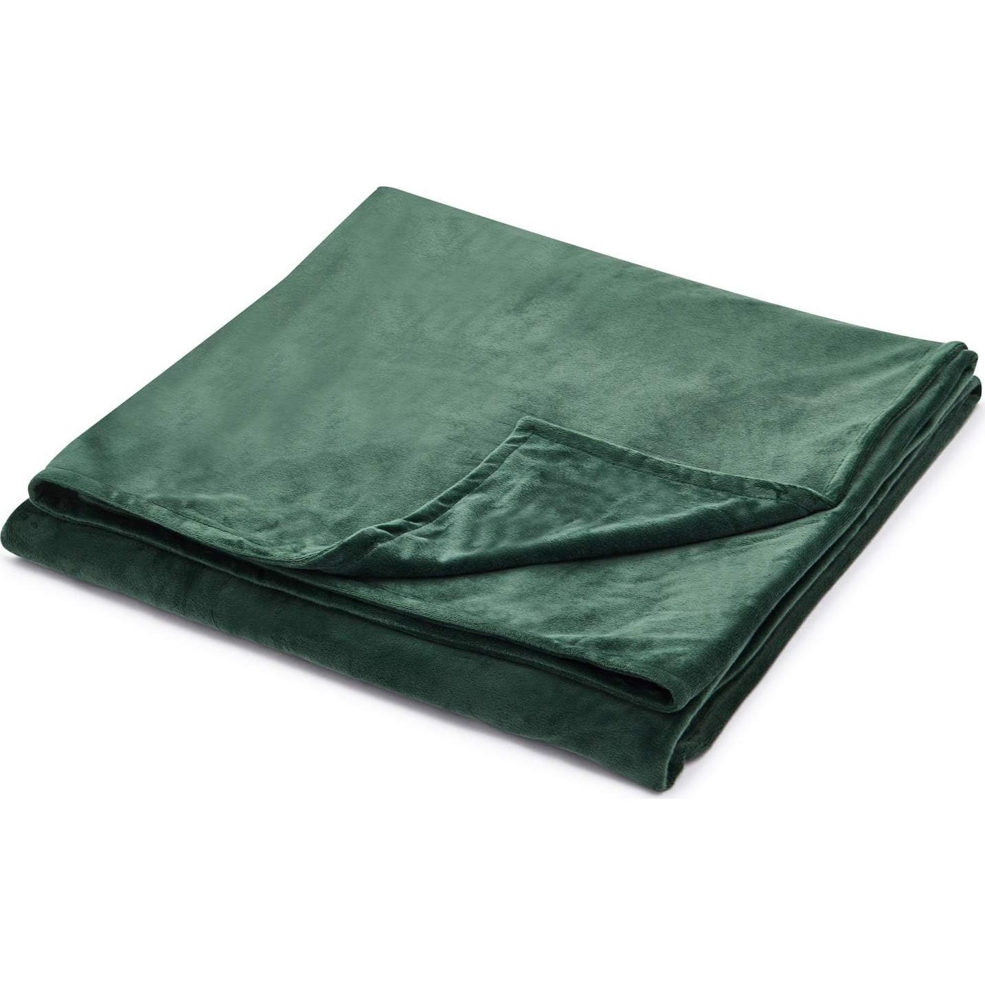Funda de Edredón TONGDADA Verde Oscuro Minky 203x152 cm