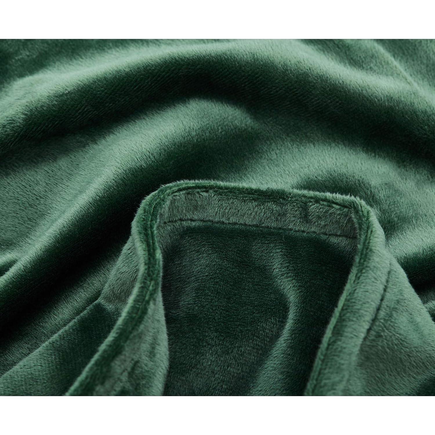 Funda de Edredón TONGDADA Verde Oscuro Minky 203x152 cm