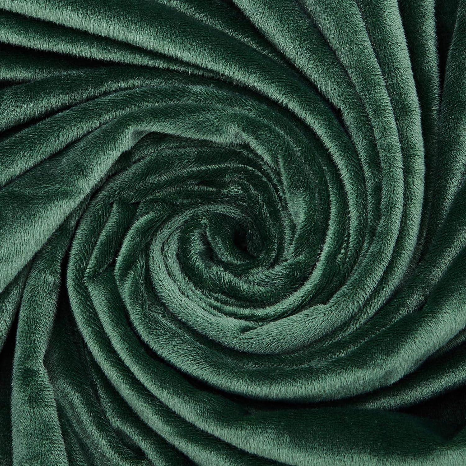 Funda de Edredón TONGDADA Verde Oscuro Minky 203x152 cm