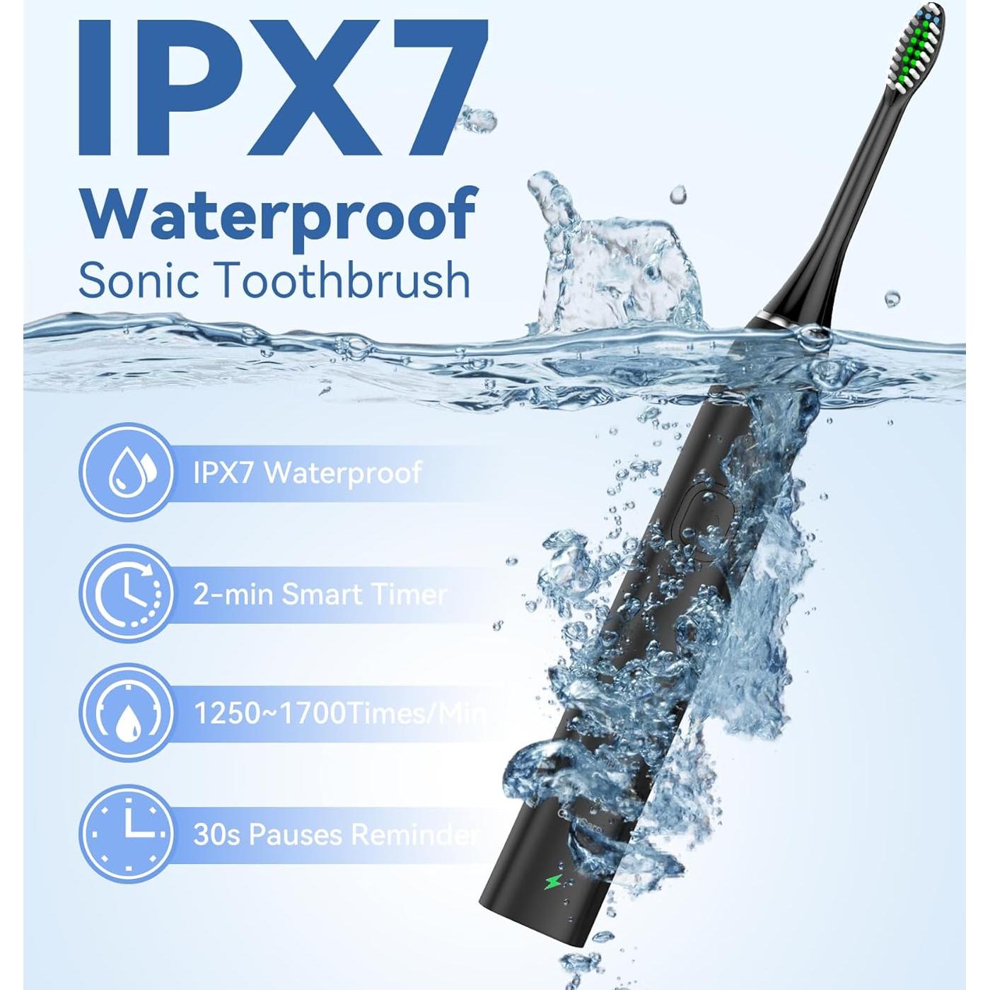 Combo Irrigador Dental y Cepillo Eléctrico HEXAYA 600ml 10 Modos