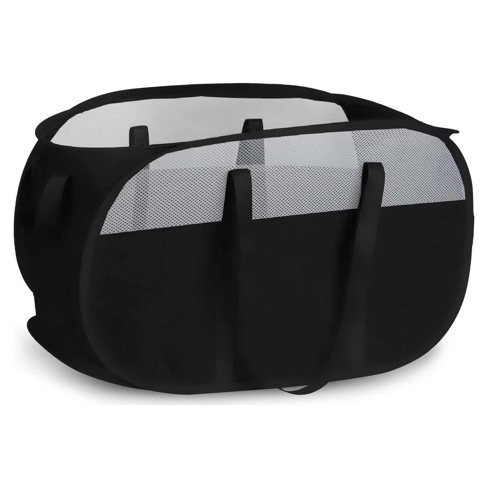 Cesta de Ropa Plegable BATTOO 100L Negra Resistente