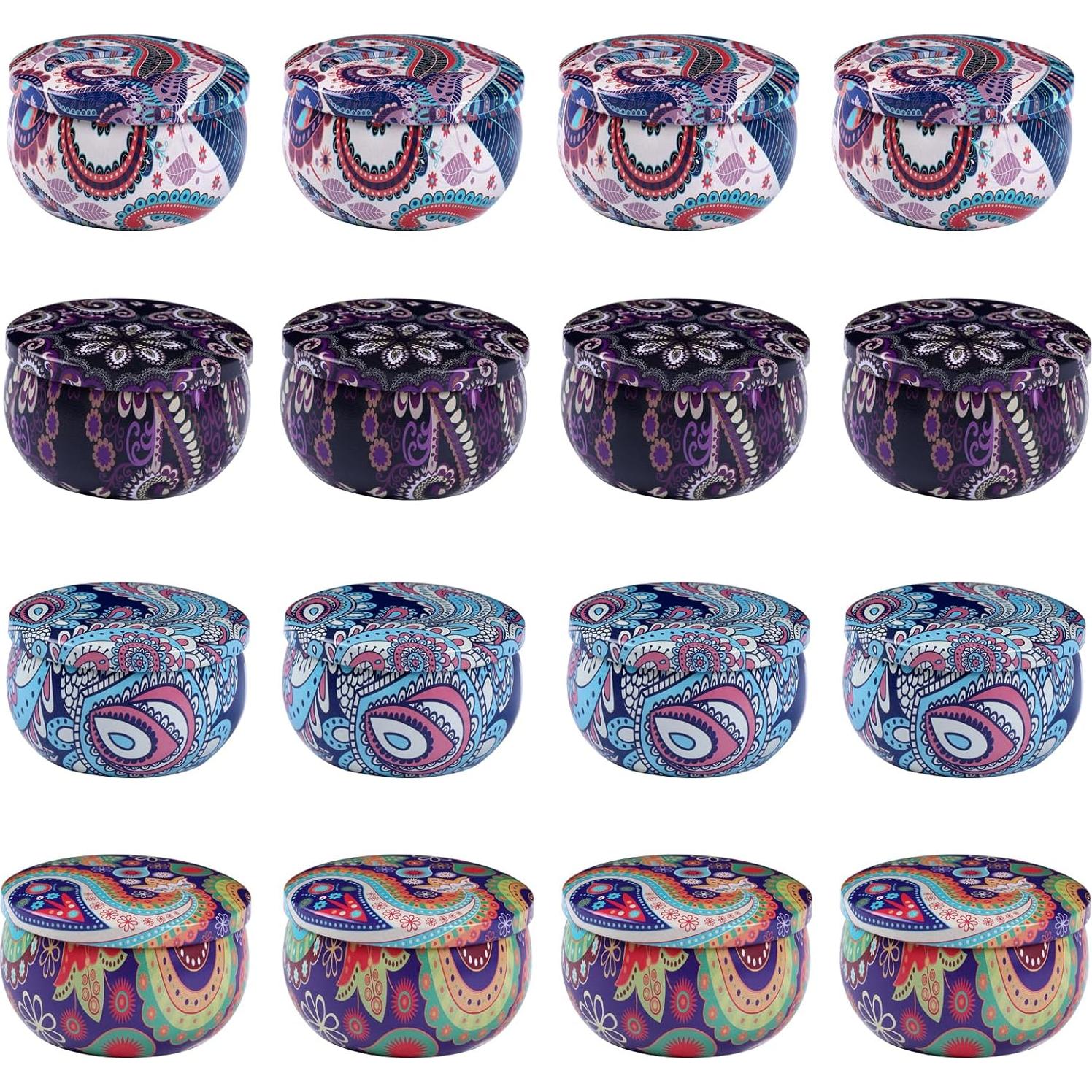 Juego de Velas Aromáticas Kedtui 16 Pack Cera de Soja Natural