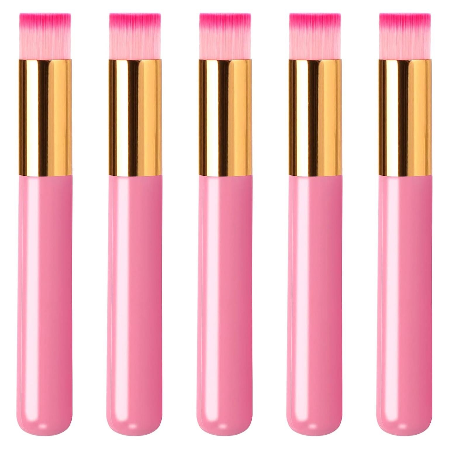 5 Cepillos de Limpieza para Pestañas Dming - Rosa