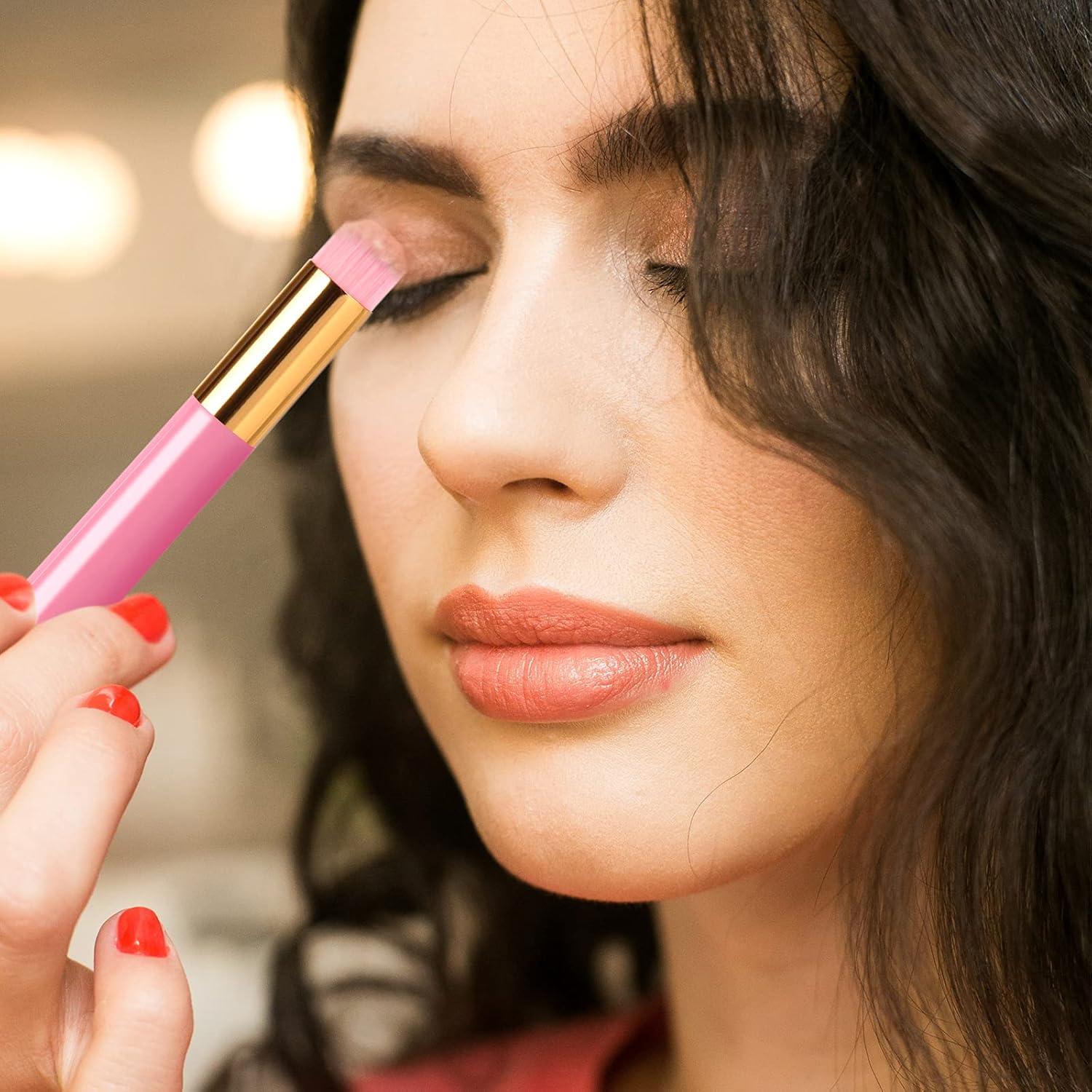 5 Cepillos de Limpieza para Pestañas Dming - Rosa